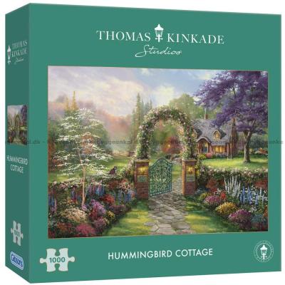 Thomas Kinkade: Det hyggelige hus i haven, 1000 brikker