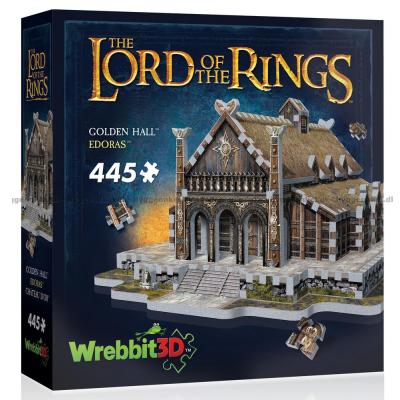 3D: Ringenes Herre - Edoras Gyldne Hal, 445 brikker