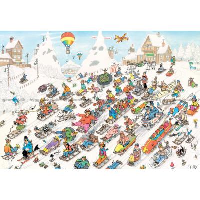 Billede af Herfra går det ned ad bakke!, 2000 brikker