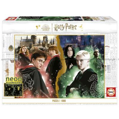 Harry Potter og Malfoy - Lyser i mørke, 1000 brikker