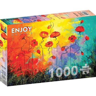 Magiske valmuer, 1000 brikker