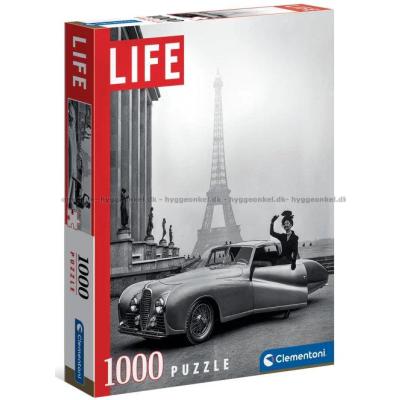 LIFE: Paris - i sort/hvid, 1000 brikker