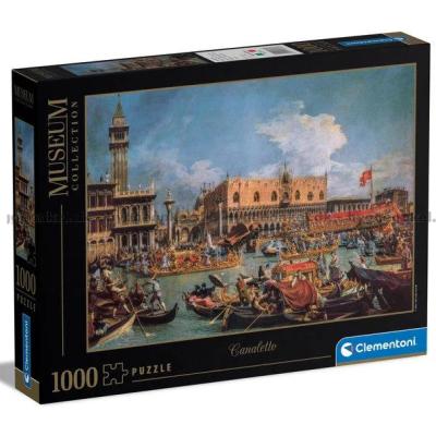 Canaletto: Return of the Bucintoro on Ascension Day, 1000 brikker