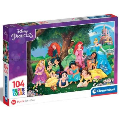 Disney prinsesser slapper af, 104 brikker