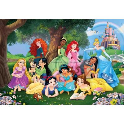 Billede af Disney prinsesser slapper af, 104 brikker
