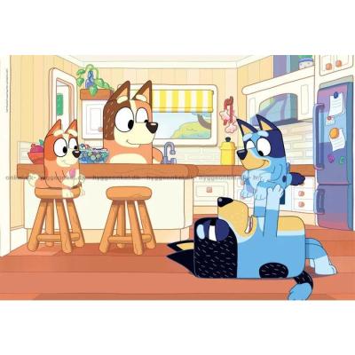 Billede af Bluey: I køkkenet, 104 brikker