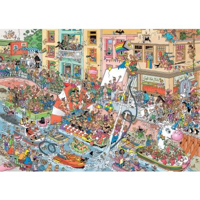 Billede af Farverig parade, 1000 brikker