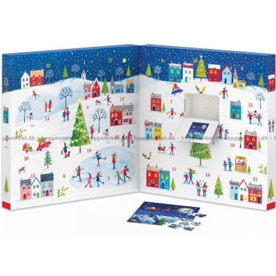 Billede af Julekalender: Jul i byen, 24x50 brikker