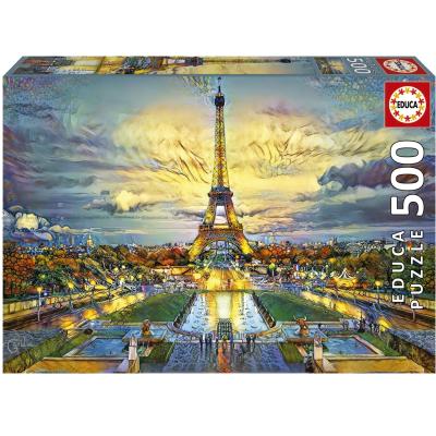 Gavidia: Eiffeltårnet, Paris, 500 brikker