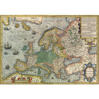 Billede af Kort over hele Europa, 1000 brikker