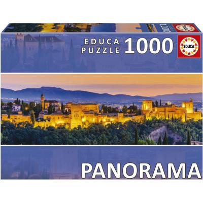 Spanien: Alhambra - Panorama, 1000 brikker