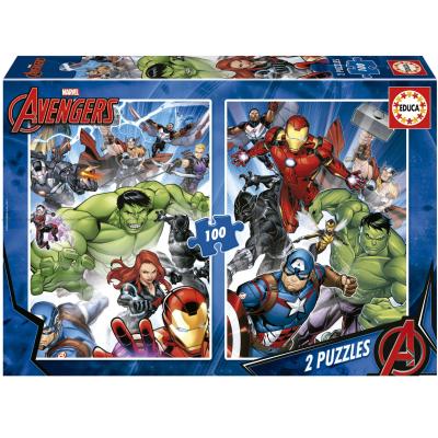 Marvel: Avengers heltene, 2x100 brikker