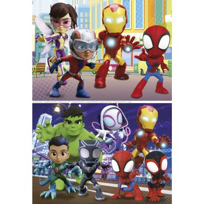 Billede af Marvel: Spidey og hans fantastiske venner, 2x48 brikker