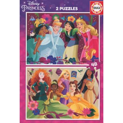 Disney prinsesser, 2x48 brikker