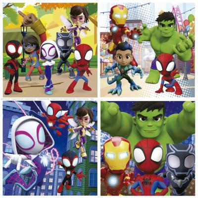 Billede af Marvel: Spidey og hans fantastiske venner, 4 i 1, 6 brikker