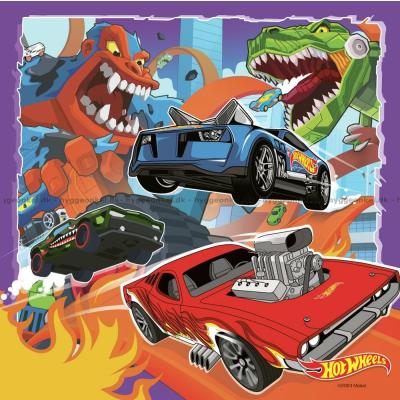Billede af Hot Wheels, 3x49 brikker