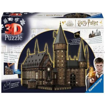 3D: Harry Potter Hogwarts - Riddersalen - Nat, 540 brikker