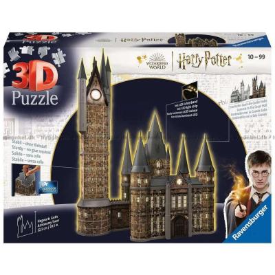 3D: Harry Potter Hogwarts - Astronomi tårnet - Nat, 540 brikker