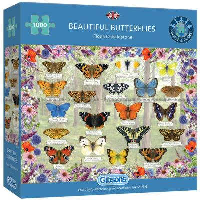 Osbaldstone: Skønne sommerfugle, 1000 brikker
