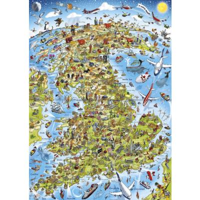 Billede af Braun: Storbritannien, 1000 brikker