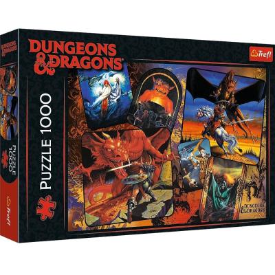 Dungeons & Dragons collage, 1000 brikker