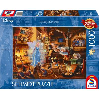 Disney: Kinkade - Pinocchio, 1000 brikker