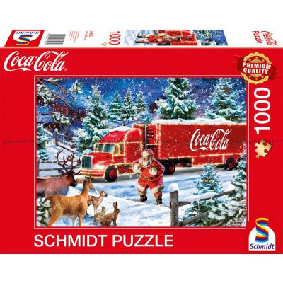 Coca-Cola: Julelastbilen, 1000 brikker