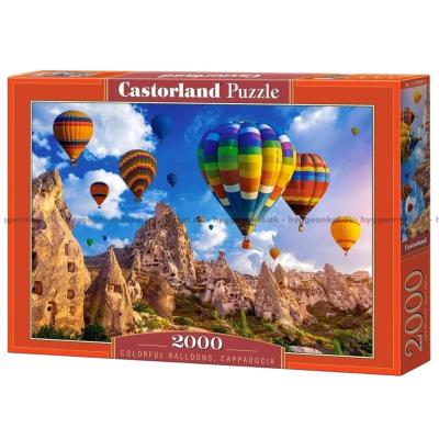 Kappadokien: Farverige luftballoner, 2000 brikker