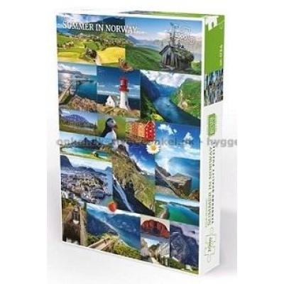 Sommer i Norge - Collage, 1000 brikker