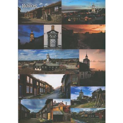 Norge: Røros - Collage, 1000 brikker