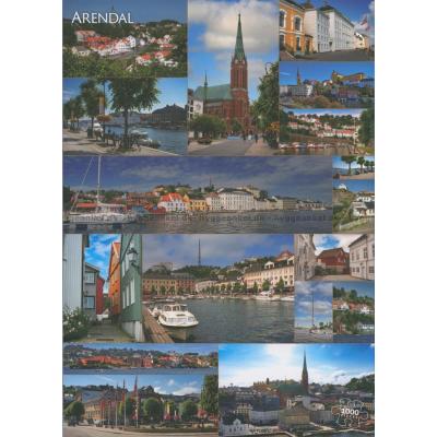Norge: Arendal - Collage, 1000 brikker