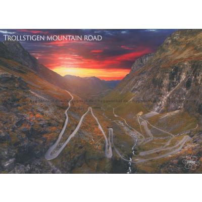 Norge: Trollstigen, 1000 brikker