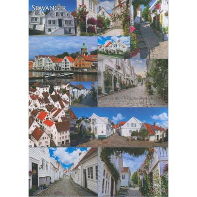 Norge: Stavanger - Collage, 1000 brikker