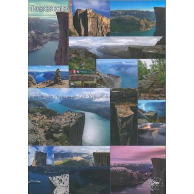 Norge: Preikestolen - Collage, 1000 brikker