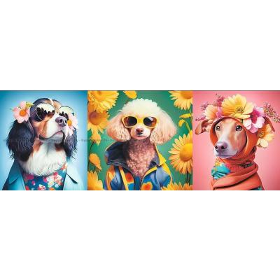 Billede af Hunde: Modeuge - Panorama, 500 brikker