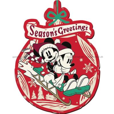 Billede af Disney: Mickey og Minnie Jul - Formet motiv, 160 brikker