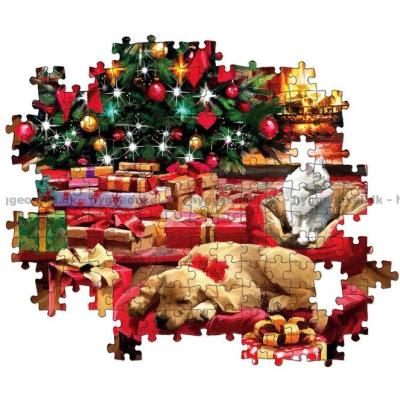 Billede af Julehygge ved pejsen, 1000 brikker