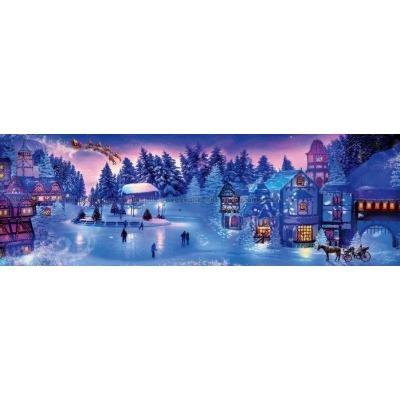 Billede af Julestemning i byen - Panorama, 1000 brikker