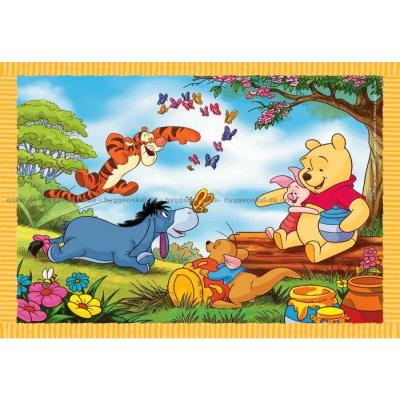 Billede af Disney: Peter Plys, 4 i 1, 12 brikker