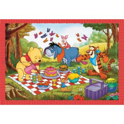 Billede af Disney: Peter Plys, 4 i 1, 12 brikker