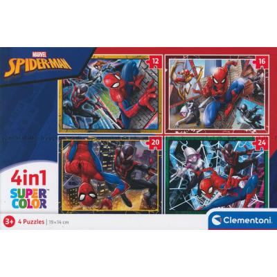 Marvel: Spider-Man, 4 i 1, 12 brikker