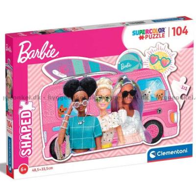 Barbie: Ferie - Formet motiv, 104 brikker