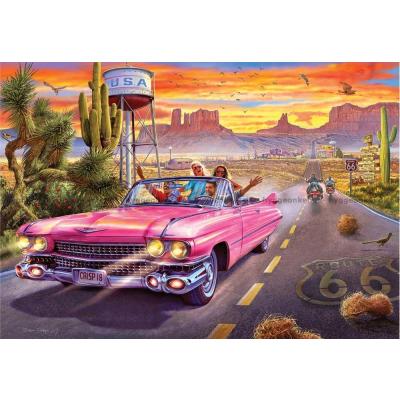 Billede af Crisp: Route 66, 500 brikker