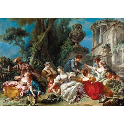 Billede af Boucher: Fuglefangerne, 1500 brikker