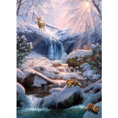 Billede af Keathley: Vandløbet om vinteren, 1000 brikker