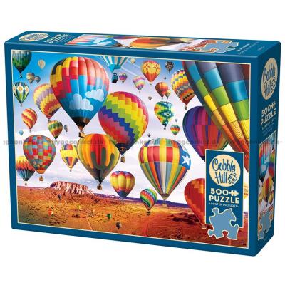 Farverige luftballoner, 500 brikker