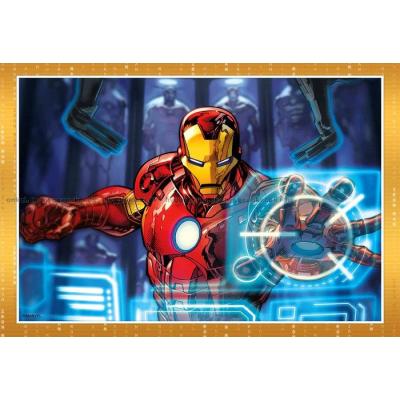 Billede af Marvel: Avengers heltene, 4 i 1, 12 brikker