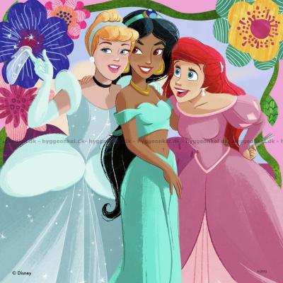 Billede af Disney prinsesser, 3x49 brikker