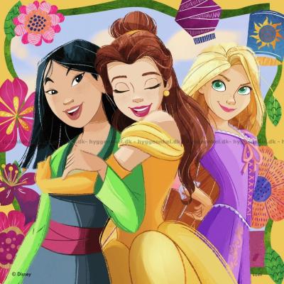 Billede af Disney prinsesser, 3x49 brikker