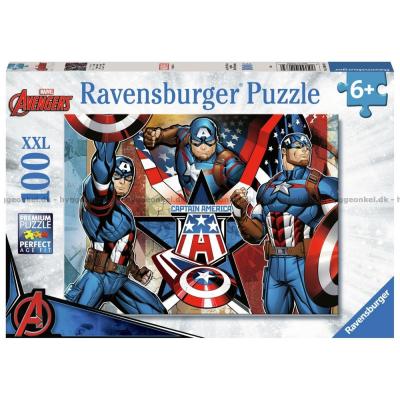 Marvel: Avengers - Captain America, 100 brikker